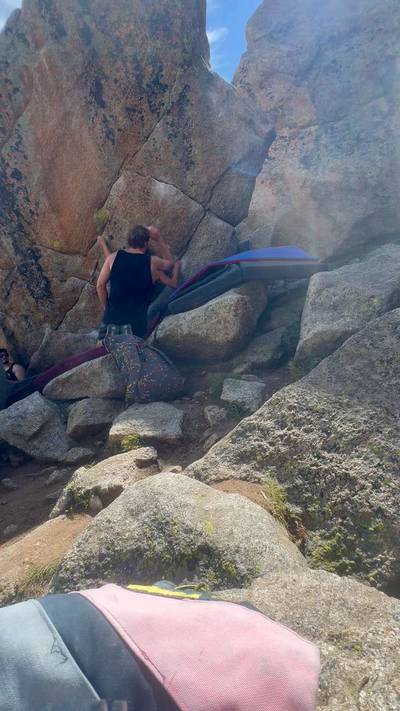 Chalk on Rock v8, Lincoln Lake - Beta Video from saab
