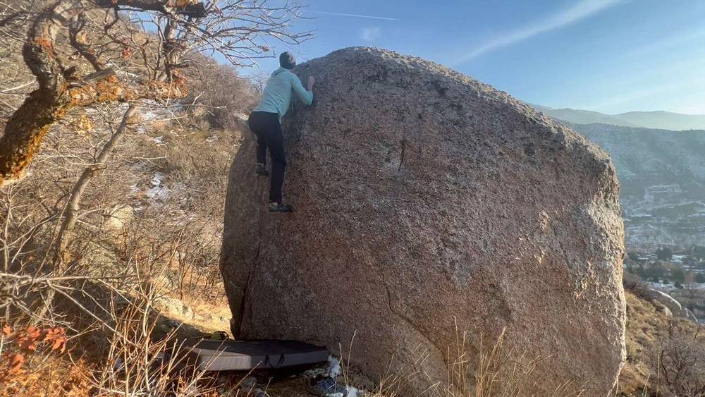 Gemstone Down Climb v0, Little Cottonwood Canyon - Beta Video from rubbersharkman