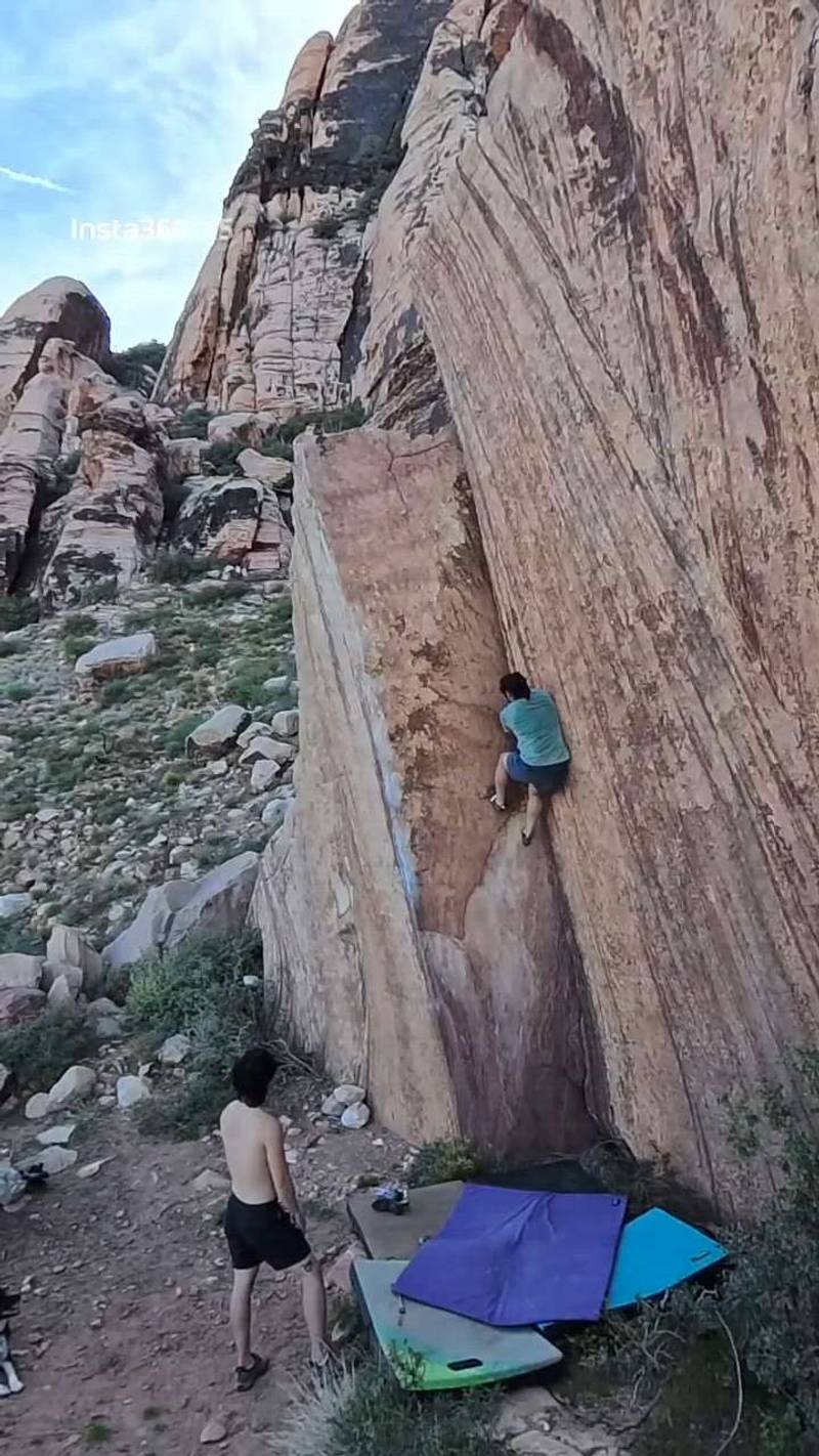 The Lay Up v1, Red Rock - Beta Video from Climing