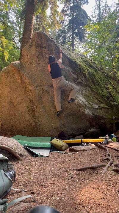Cat Fight v2, Squamish - Beta Video from shanslowclimbs
