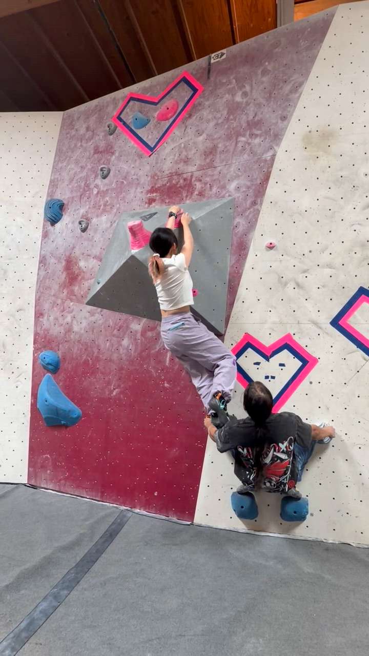 Pink and Blue Buddy Boulder