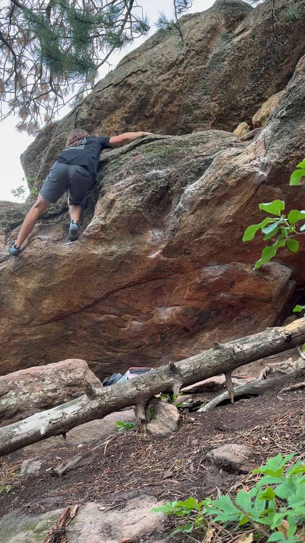 Jim Hall Right v0, Flagstaff Mountain, CO - Beta Video from Chris_Ol