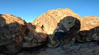 The Two-Star Arete v2, Hueco Tanks - Beta Video from aubious