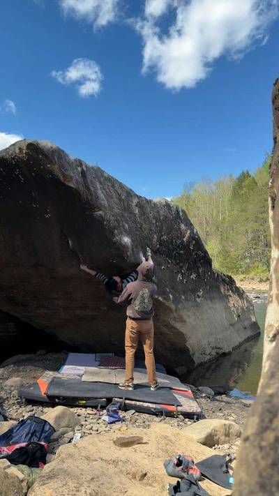 Sand Shark v7, New River Gorge - Beta Video from ANTHEA