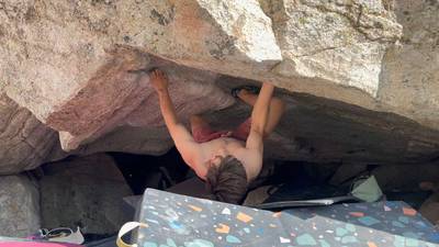 Party Cave v6, Little Cottonwood Canyon - Beta Video from JackieG