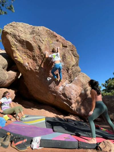 First Overhang v6, Flagstaff Mountain, CO - Beta Video from yazz