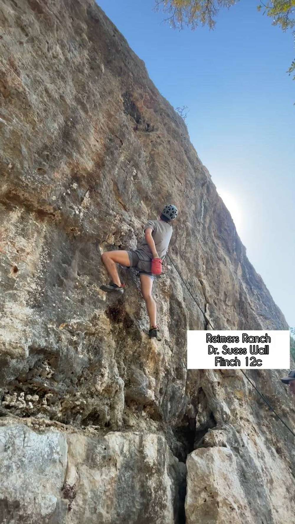 The Flinch 5.12c, Reimer's Ranch - Beta Video from loganmjung
