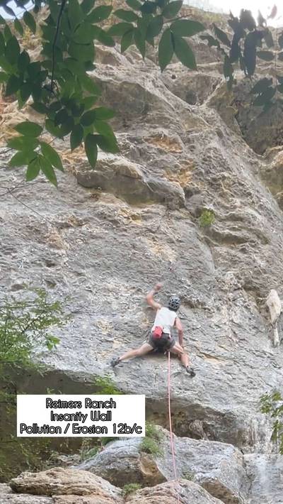 Pollution Erosion 5.12b, Reimer's Ranch - Beta Video from loganmjung