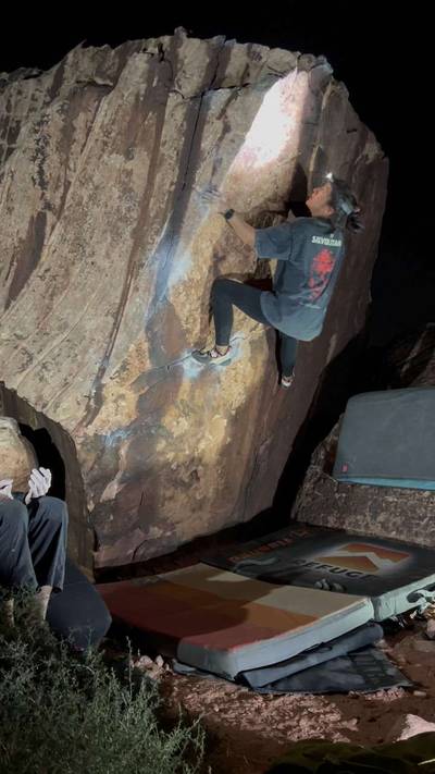 Van Betten Arete v4, Red Rock - Beta Video from LittleBetaBird