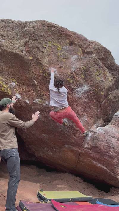 First Overhang v6, Flagstaff Mountain, CO - Beta Video from just.a.michelle