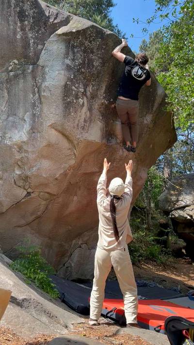 Salathé Wall v7, Fontainebleau - Beta Video from onetwothreehup