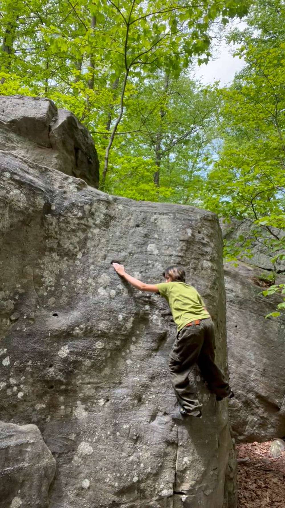 Belly Buttons aka Big Pocket Problem v0, Coopers Rock - Beta Video from mud_skipperd