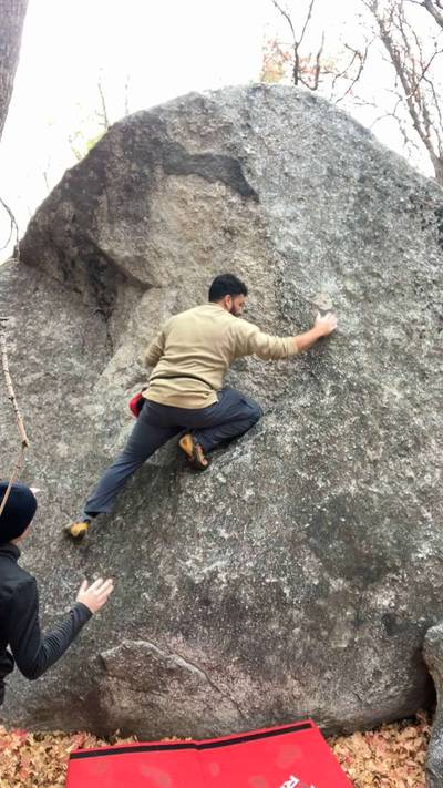 First Overhang v0, Little Cottonwood Canyon - Beta Video from Mr.H