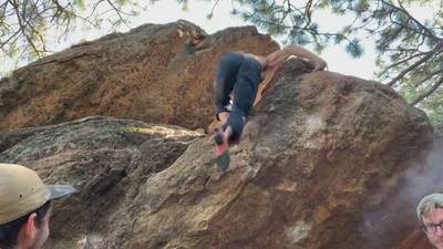 Battaglia's Bottom v7, Flagstaff Mountain, CO - Beta Video from Gerard.rusch