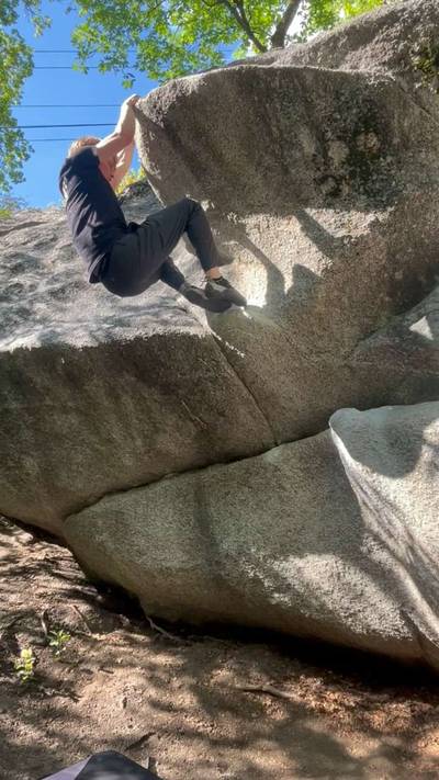 Double Dyno (AKA Dan's Problem) v2, Little Cottonwood Canyon - Beta Video from griffin.climbs