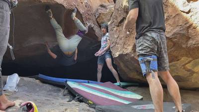 Stegosaur v7, Hueco Tanks - Beta Video from yangsta