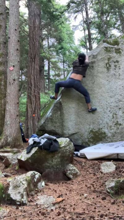 Pyramid Arete v6, Squamish - Beta Video from 89