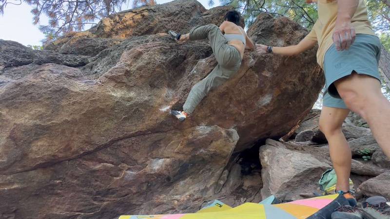 Battaglia's Backside v5, Flagstaff Mountain, CO - Beta Video from wendyfu63
