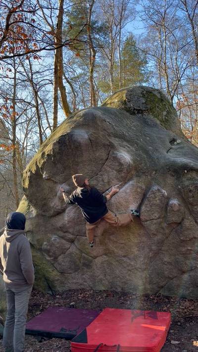 Lullaby (avec l’arete) v6, Fontainebleau - Beta Video from bigaud