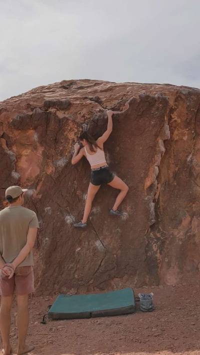 Pearl - Northeast Face Center v2, Red Rock - Beta Video from CathyG