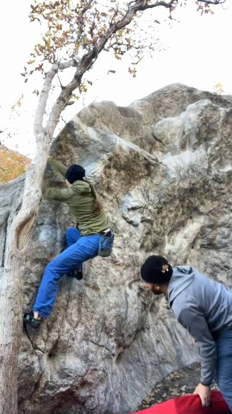 Down Climb v0, Little Cottonwood Canyon - Beta Video from Mrs.H