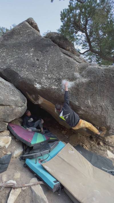 Raw Hide v6, Joe's Valley - Beta Video from routesetter