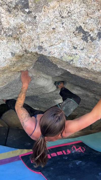 Party Cave v6, Little Cottonwood Canyon - Beta Video from CathyG