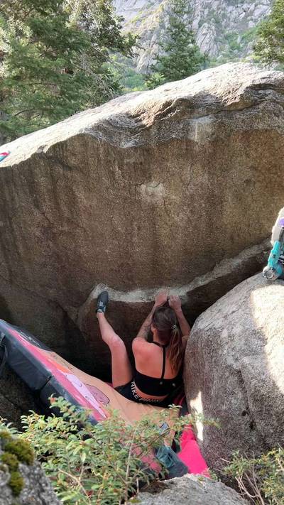 Monkey Fist v7, Little Cottonwood Canyon - Beta Video from CathyG