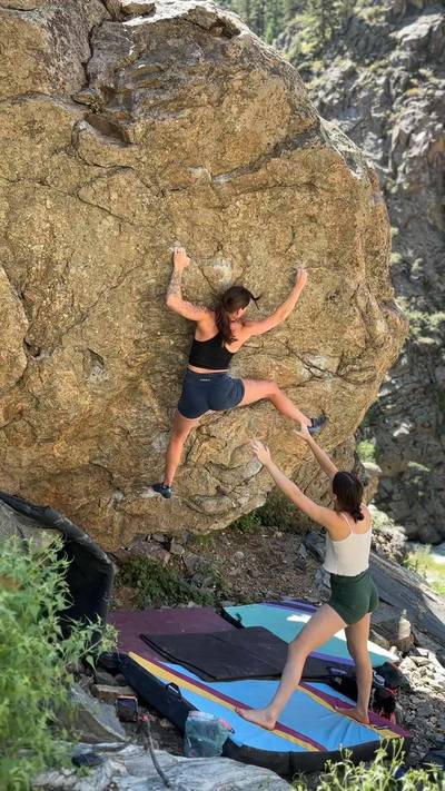 The Lurker v6, Clear Creek Canyon - Beta Video from CathyG