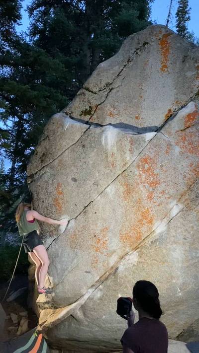 Orange Crush v7, Big Cottonwood Canyon - Beta Video from rocksturnmeon