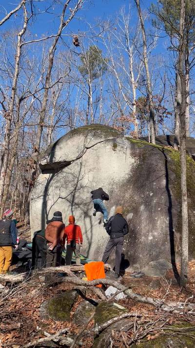 Ron Kauk's Dishes Left v6, Boat Rock - Beta Video from kbond