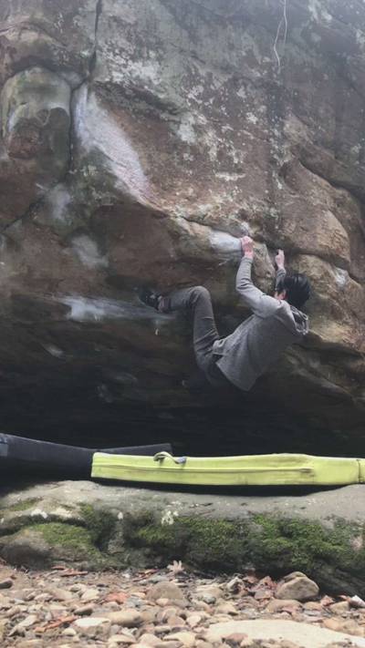 Capoeira v10, Dayton pocket - Beta Video from dan_fu_climbs