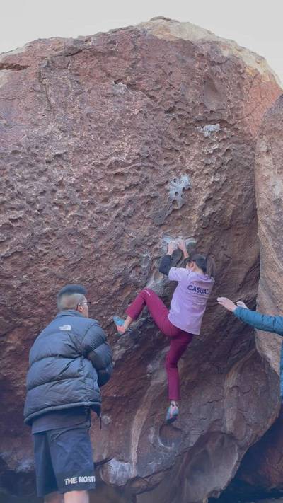 Sign of the Cross v3, Hueco Tanks - Beta Video from lynnettekoh
