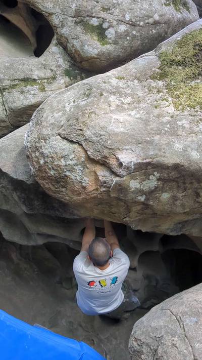 Kauk Traverse v6, Castle Rock State Park - Beta Video from benben.