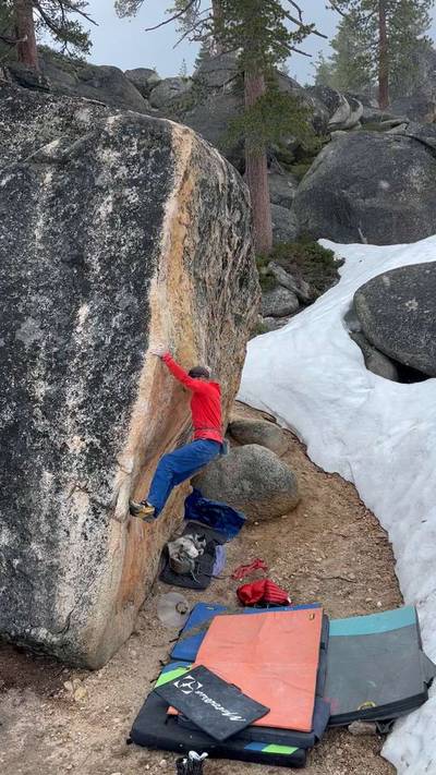 Bliss Arete v4, Lake Tahoe - Beta Video from Mosshalladay