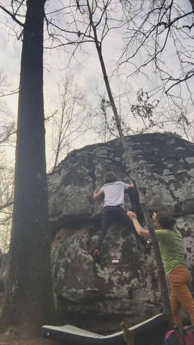 Fall Forward v1, Hospital Boulders - Beta Video from thegardnersdirt