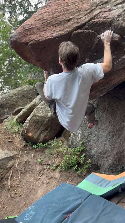 30th Birthday Roof v6, Flagstaff Mountain, CO - Beta Video from spooky.sends