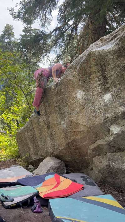 Cynthia's Problem v4, Little Cottonwood Canyon - Beta Video from almabclimbing