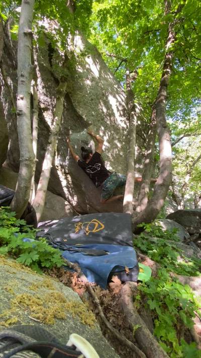 Anonymous Arete v5, Little Cottonwood Canyon - Beta Video from Ianie