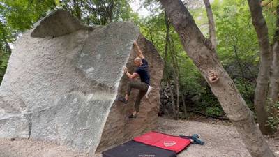 Fat Albert Gang Sit v4, Little Cottonwood Canyon - Beta Video from rubbersharkman
