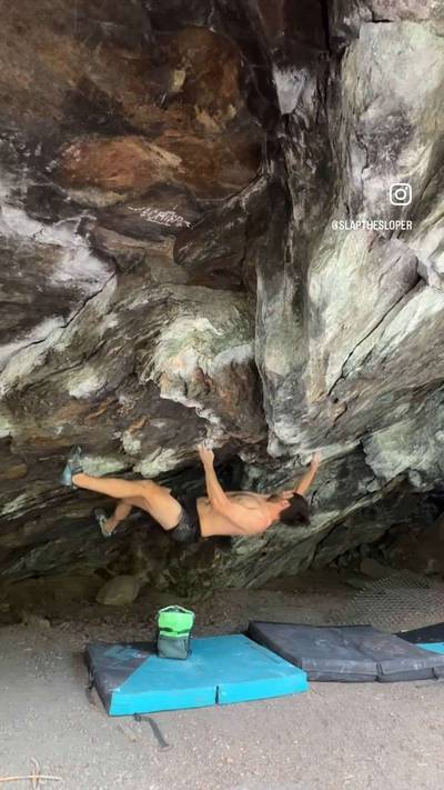 Schist Cave Tour v7, Leavenworth - Beta Video from slapthesloper