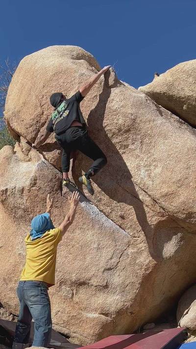 Yabba Dabba Don't v4, Joshua Tree - Beta Video from TheClimbingNopal