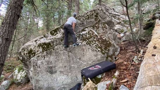 Dan's Problem v4, Little Cottonwood Canyon - Beta Video from rubbersharkman
