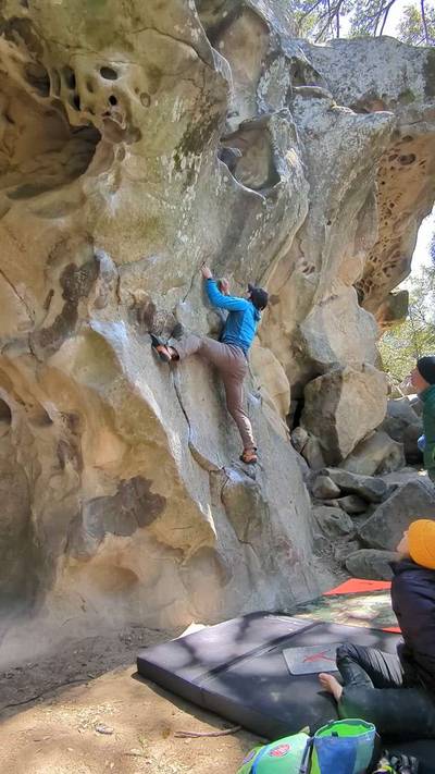 Waimea Wall v1, Castle Rock State Park - Beta Video from edasaur