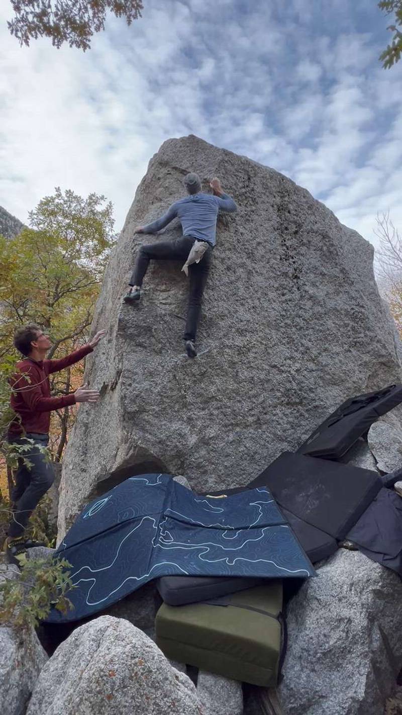Ian's Arete v4, Little Cottonwood Canyon - Beta Video from rubbersharkman