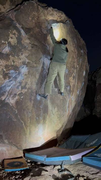 Fluffer v2, Red Rock - Beta Video from shanslowclimbs
