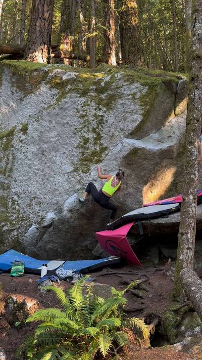 Finger Scoop of Peanut Butter v5, Squamish - Beta Video from Marieta.Akalski.RMT