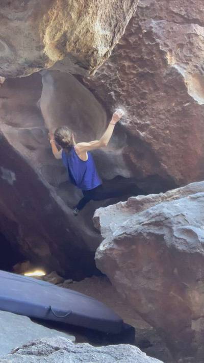 Lobster Claw v5, Hueco Tanks - Beta Video from nicolemaksi