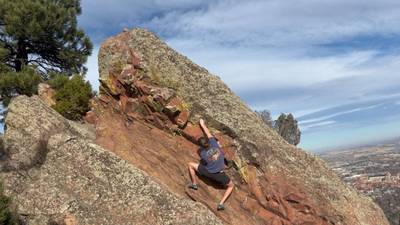 Brickmason Traverse v2, Flagstaff Mountain, CO - Beta Video from Chris_Ol