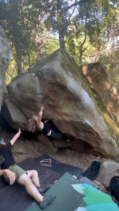 Left Hand Indian Man v4, Indian Rock - Beta Video from toeclimbs